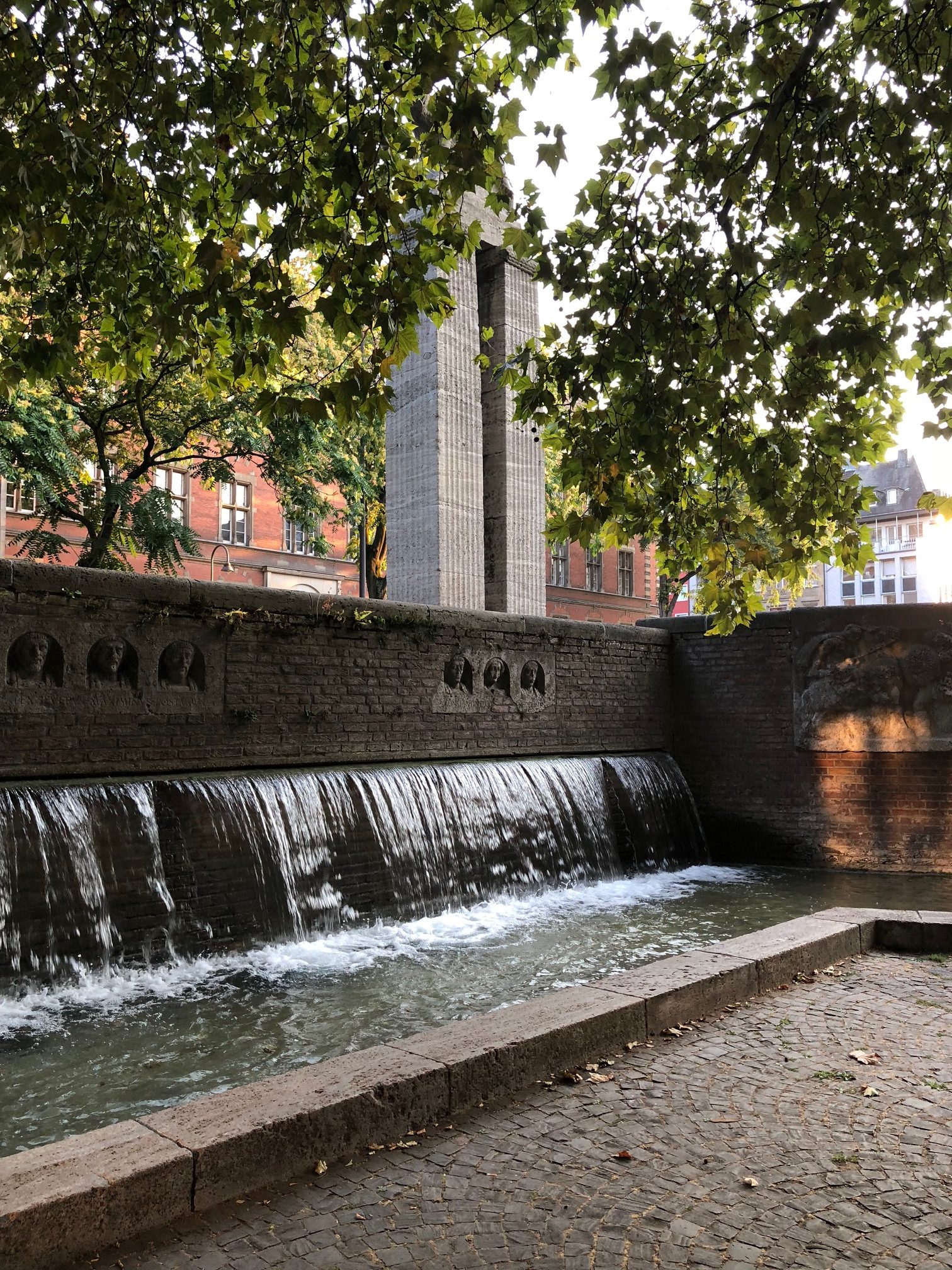 The fountain at the Cologne City Museum