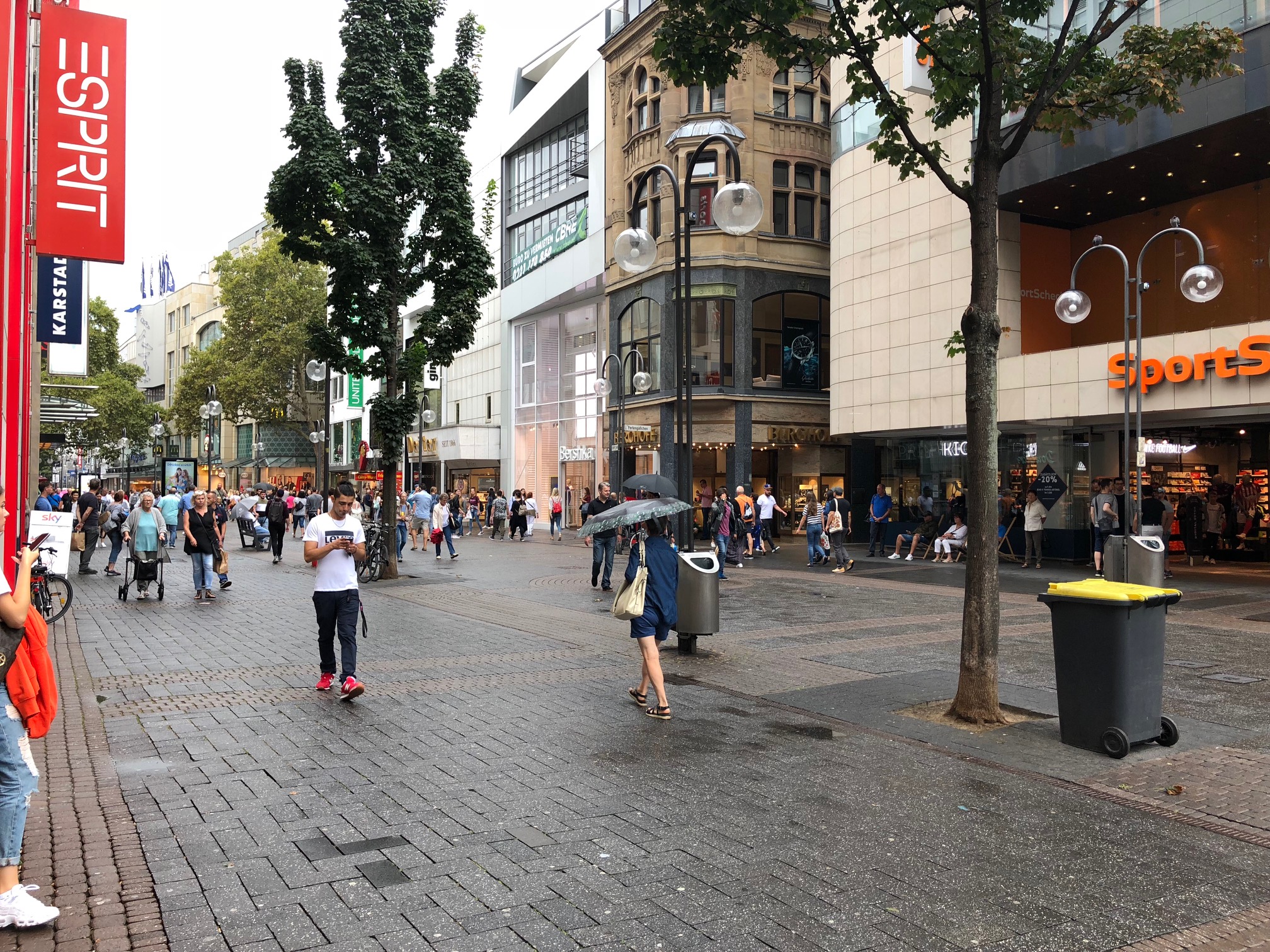 Pedestrian friendly shopping area #2
