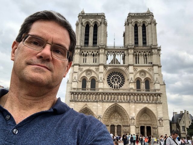Selfie at Notre Dame