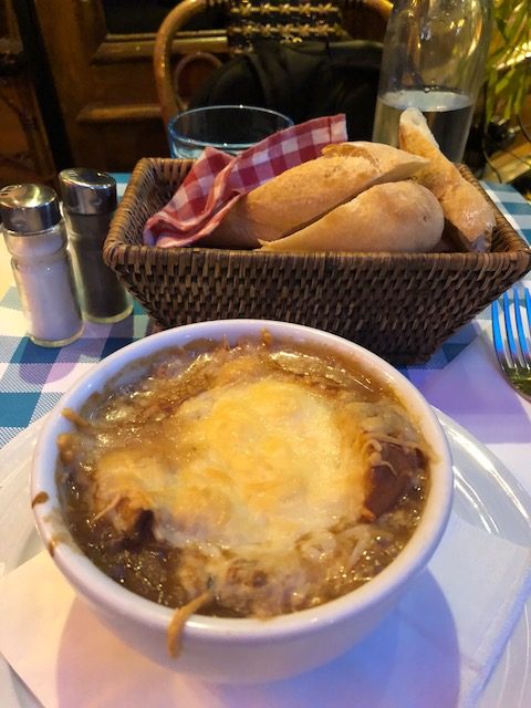 French onion soup again, as good as the last