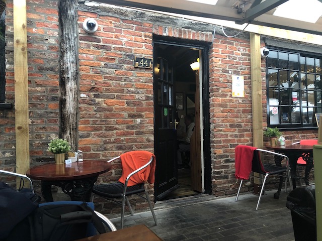 The back of Ye Old Shambles Tavern