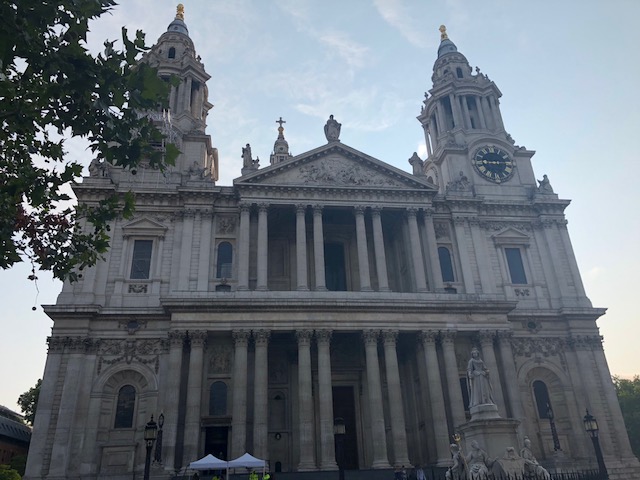 The front of St. Paul's 
