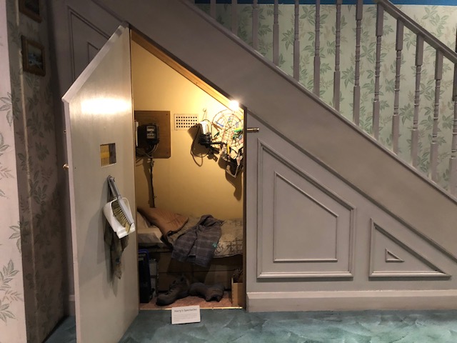 The cupboard under the stairs 