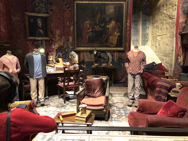The Gryffindor common room 
