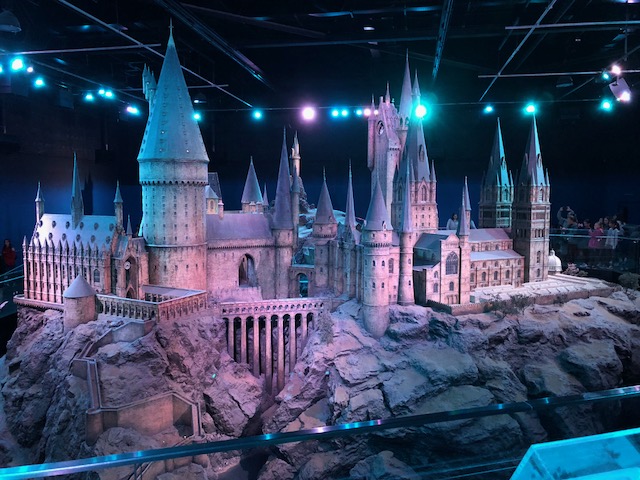 The model of Hogwarts Castle 