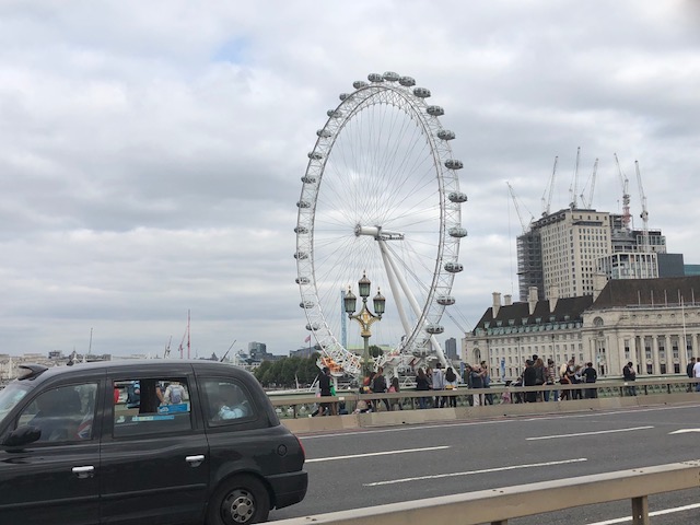 The London Eye - a Ferris wheel 