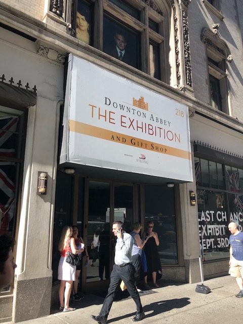 Entrance to Downton Abbey Exhibition 