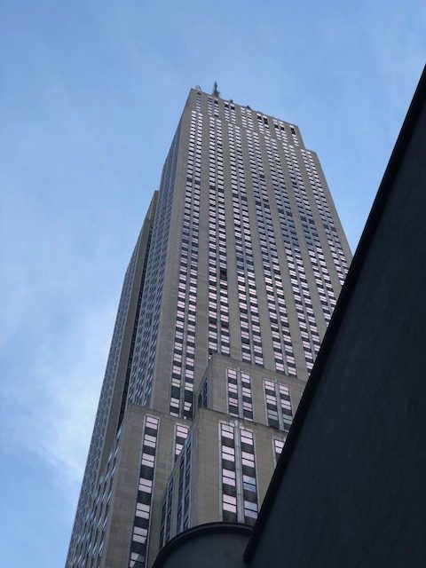 Empire State Building from the street 