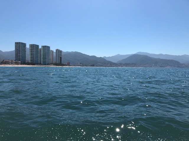 Banderas Bay, PV in the background
