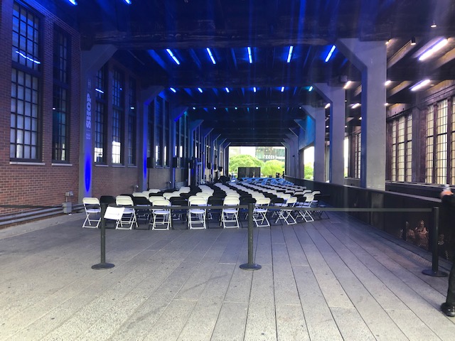Meeting space at the High Line
