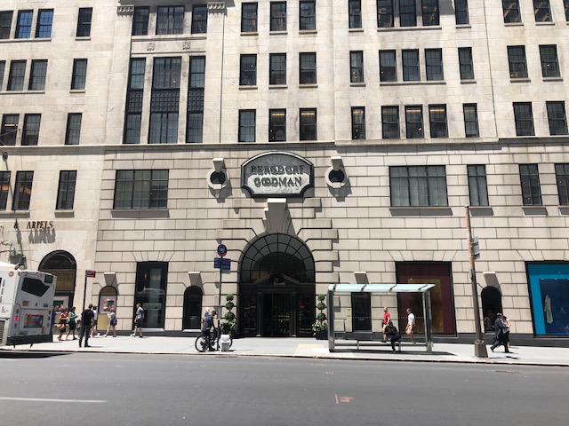 Entrance to Bergdorf Goodman