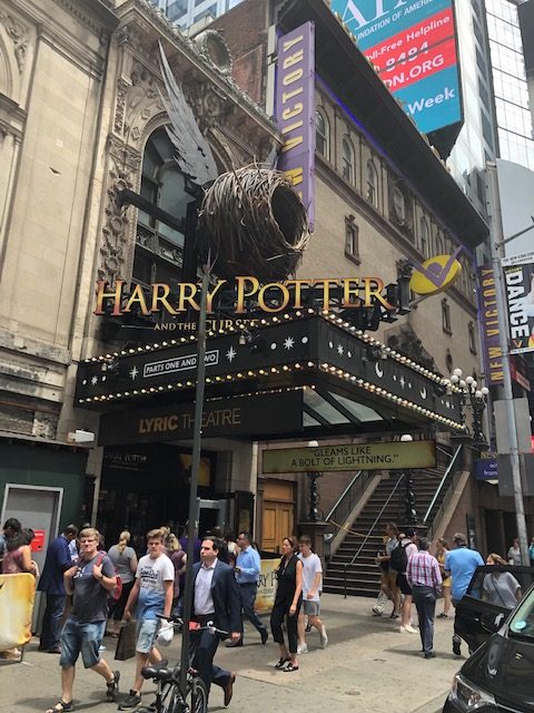 Marquee of Harry Potter and the Cursed Child