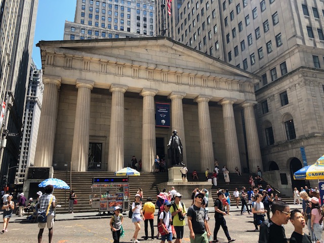 Federal building around NYSE