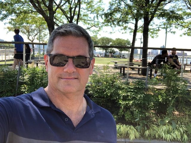Selfie at the Hudson River Park