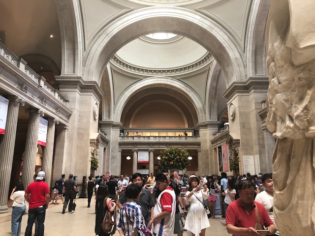 Grand Hall at the entrance of the Met