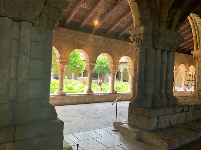 The courtyard view from the inside