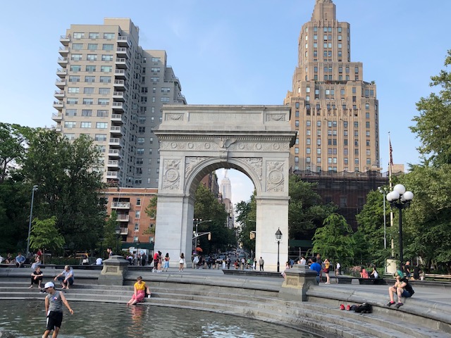 The arch in Washington Square