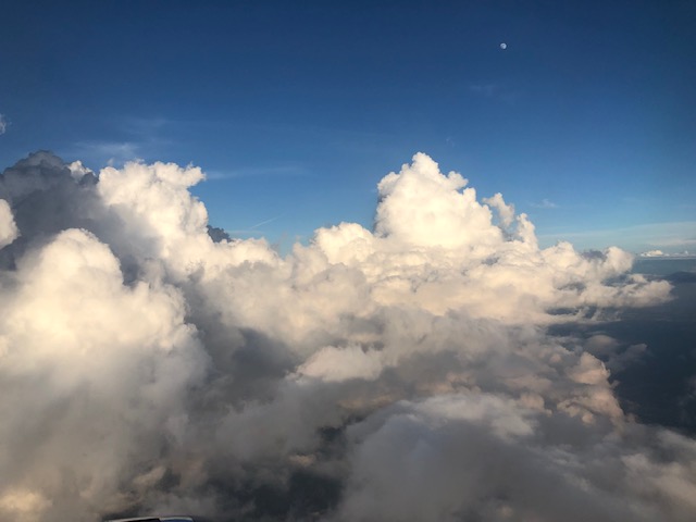 Very fluffy clouds from the plane