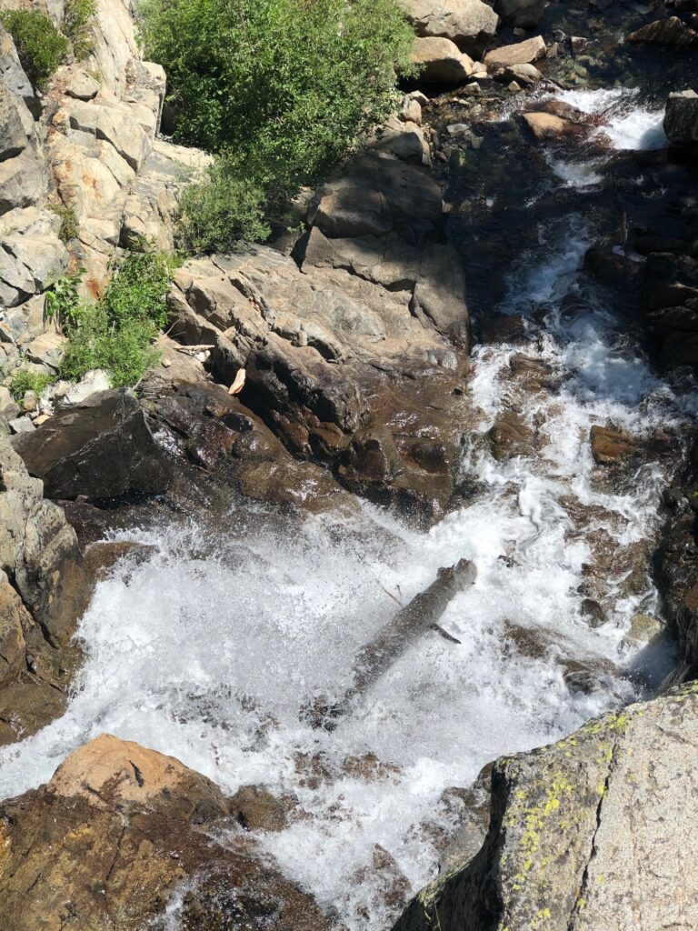 Looking down into Upper Eagle Falls